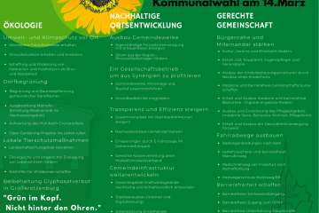 Inhaltsflyer - Veröffentlicht